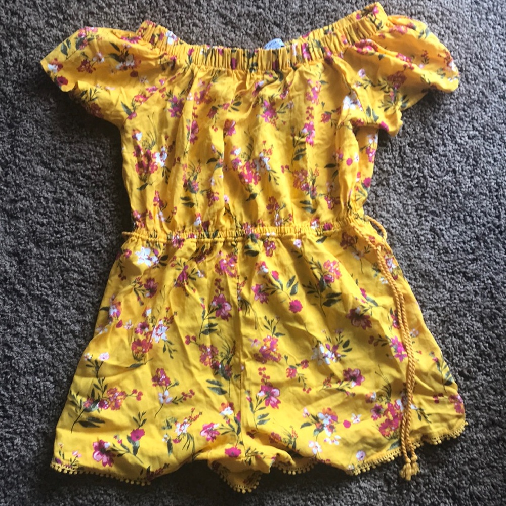 Off the shoulder romper